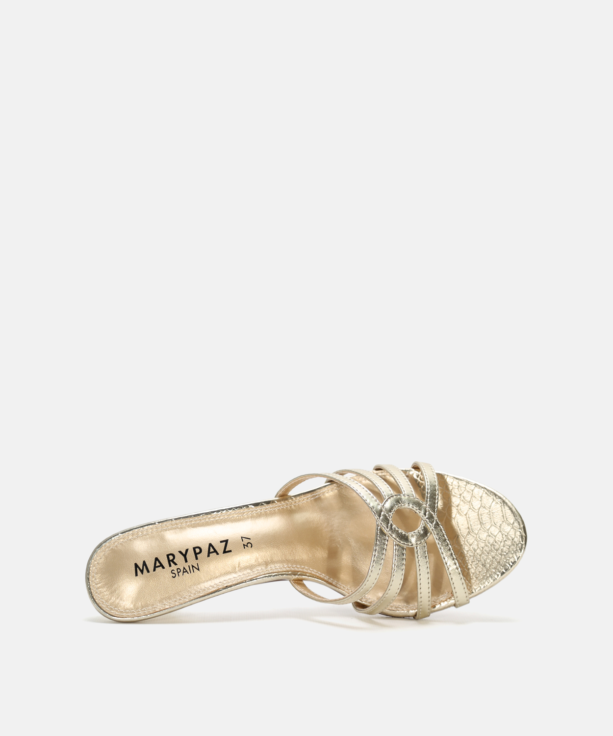 Sandalia tac&oacute;n tiras image number null